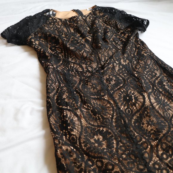 Black Lace Dress - Picture 3 of 5
